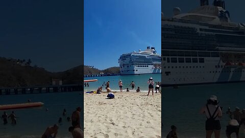 Princess Cruises at Huatulco Santa Cruz Mexico