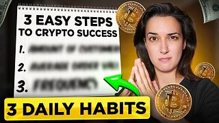 Crypto Investing Guide ✅ 3 Simple Daily Habits for Beginners! 👍 (Long-Term Success in Crypto! 🚀🤑)