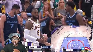 Los Angeles Lakers Vs Memphis Grizzlies Game 1 Highlights #Reaction #nbaplayoffs