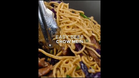 Beef easy chow mein and my tip on cooking noodles for stair fiies