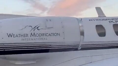 Weather Modification Plane