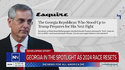 Brad Raffensperger boosts Georgia election security | NewsNation Now | N-Now ✅