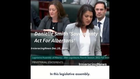 WEF Trudeau & Associates Target Danielle Smith's Alberta Sovereignty Act