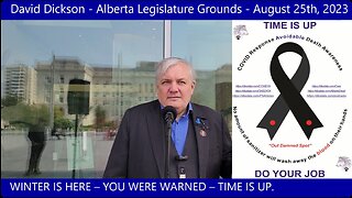 DAVID DICKSON - ALBERTA LEGISLATURE GROUNDS - AUGUST 25TH, 2023