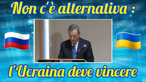 Torna a parlare Mister Draghi...