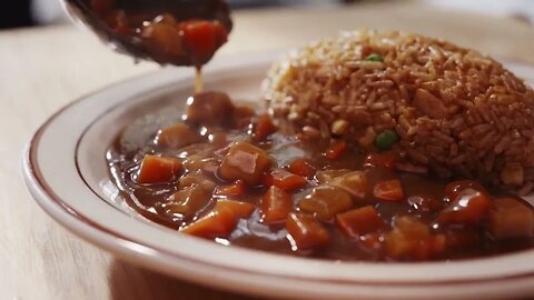 Steamed Rice with Dried Eggs