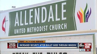 St. Pete church making security changes after bullet hits pre-school window