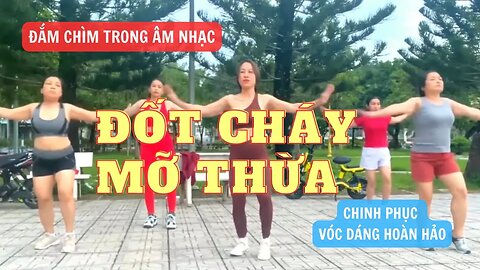 Bài Tập thể dục Aerobic Buổi Sáng Giảm Mỡ Bụng nhỏ eo thon Cực Nhanh