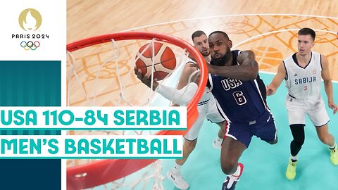 Serbia vs USA | Men's basketball group stage | #Paris2024 Highlights