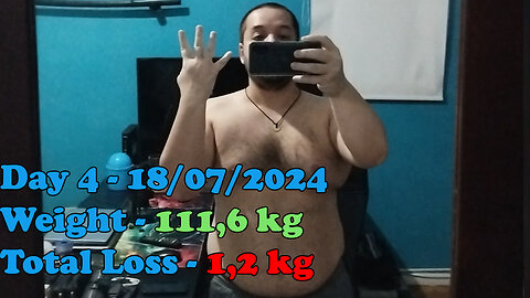 Day 4 of the weight loss challenge - 18/07/2024