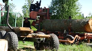 Milling Hardwood Lumber | Woodmizer LT40 Bandsaw Sawmill