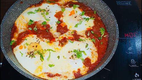 Shakshuka/Eggs in Tomato Sauce Recipe | Easy Breakfast Recipe