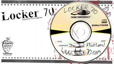Locker 70 💿 Demo CD [2-Songs] Pop Punk from Saginaw, Michigan, formerly South Dakota Slim