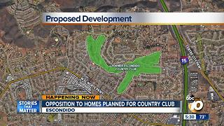 Opposition to homes planned for country club