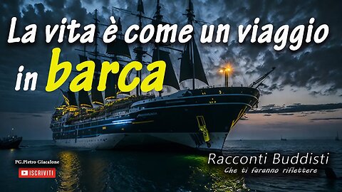 "La vita è come un viaggio in barca" #raccontizen #buddastory #buddha #raccontibuddisti