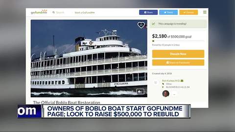 Boblo boat restoration organizers set up GoFundMe to continue rehab of historic ship