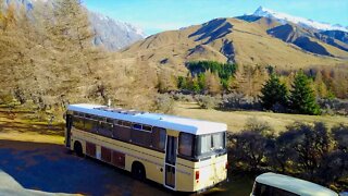 LIVING IN A TINY HOUSE BUS CONVERSION IN THE MOUNTAINS | Bus Life NZ | RV Living Episode 39