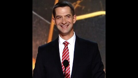 Tom Cotton speaking at the 2024 RNC supporting Trump as President