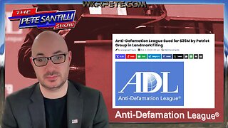 FINALLY! SOMEONE IS SUING THE ADL FOR DEFAMATION
