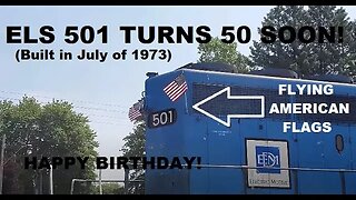ELS 501 Turns 50 Next Month, This EMD SD40-2 Is Still Going Strong! #trainvideo | Jason Asselin