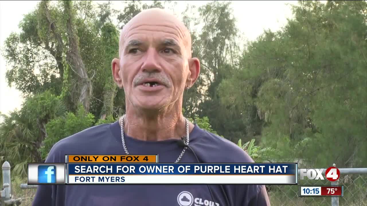 Missing Purple Heart hat, Veteran seeking rightful owner