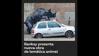 Banksy revela otra obra con temática animal en Londres