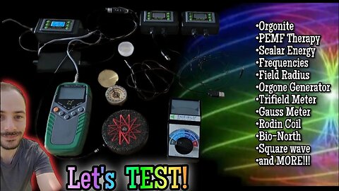 There's a lot of info here! Watch til the end!!! Powered Orgonite, Scalar, PEMF, Frequency Generator