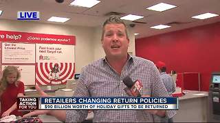 Retailers changing return policies