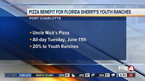 Pizza benefit for Florida Sheriff's Youth Ranches