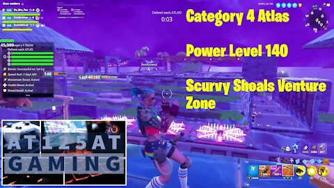 Fortnite | Ventures Scurvy Shoals | PL 140, 4 Atlas | Boat load of XP and Mythic Lead