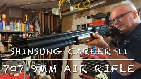 Shinsung Career II 707 ultra, 357 (9mm) lever action pcp air rifle first look after repairs. Wow!