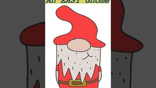 How To Draw a Gnome (EASY)