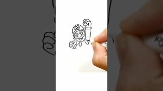 How to draw and paint Super Mario #shorts