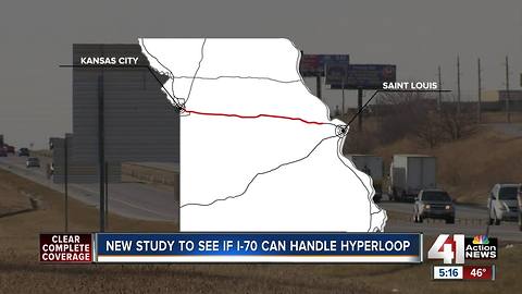 Missouri Hyperloop Coalition announces feasibility study along I-70 route