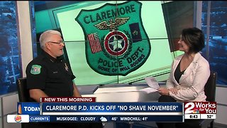 Claremore Police Department kicks off "No Shave November" fundraiser