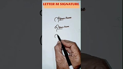 M Letter Signature | share it to a person who's name starts with M 💖 ✨#art #signature