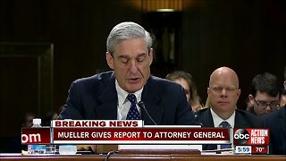 Mueller gives report to Attorney General