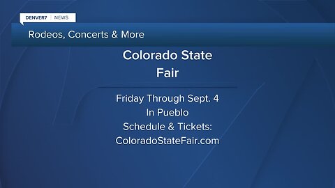 Colorado State Fair starts Friday, event tickets are selling fast