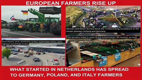 Farmer Protests Spread To Germany, Poland & Italy