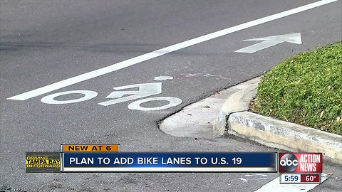 FDOT considers plan to add bike lanes along US-19