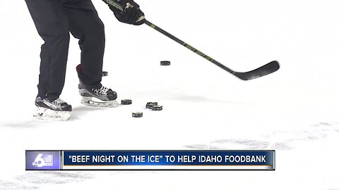 "Beef Night on the Ice" to help Idaho Foodbank