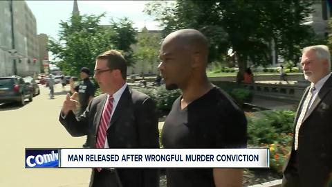 Man released after wrongful murder conviction