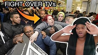 HUMANS SHOWING THEIR TRUE NATURE | PEOPLE DESTROY STORE BECAUSE OF BLACK FRIDAY TV SALE