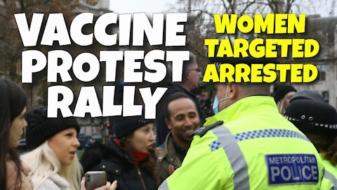 VACCINE PROTEST RALLY, LONDON - 14TH DECEMBER 2020