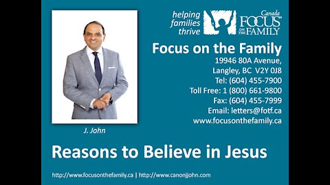 Reasons to Believe in Jesus