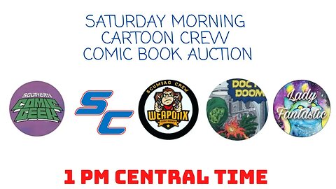 SATURDAY MORNING CARTOON CREW COMIC BOOK AUCTION ON THE CHEAP $$