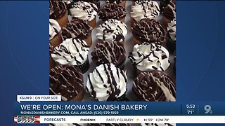 Mona's Danish Bakery offers breakfast, lunch and pastries