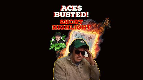 ACES BUSTED POKER TOURNAMENT: Poker Vlog highlights #SHORTS