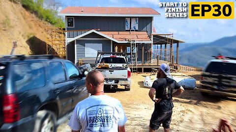 Fire on the mountain | Building A Mountian Cabin EP30