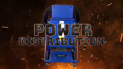 Portable Cart Mounted 15 KVA Power Distribution System